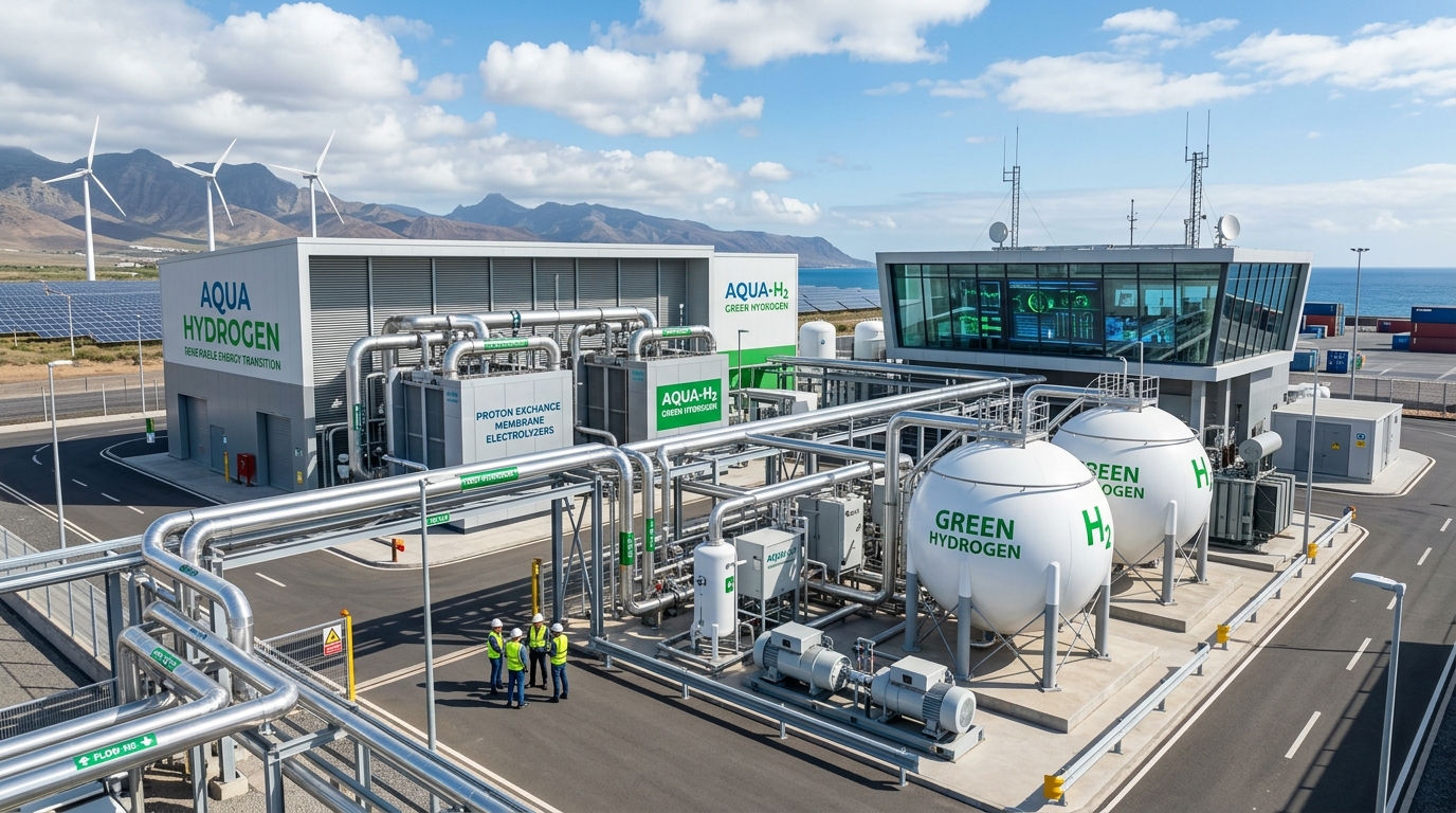 Industrial Green Hydrogen Electrolyzer Facility