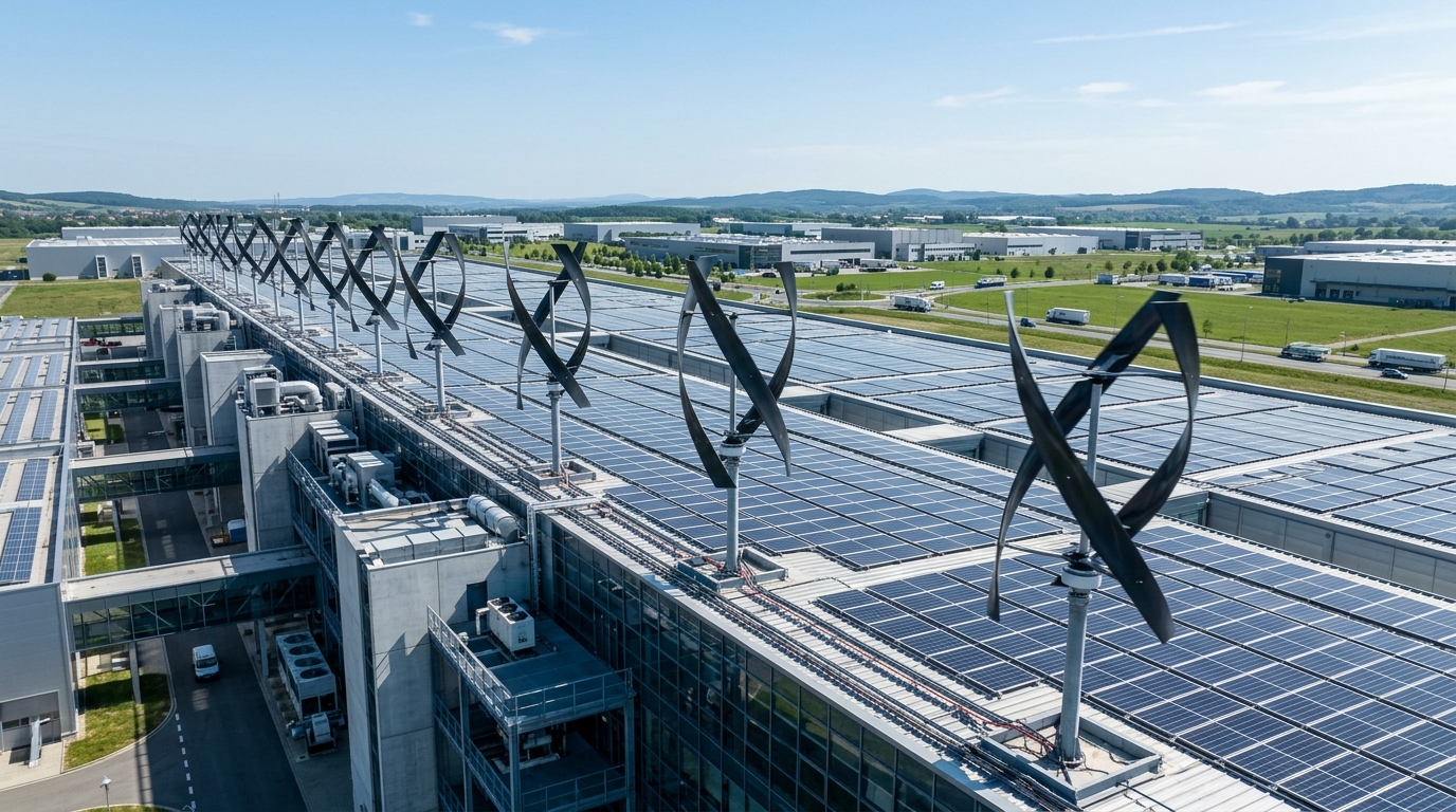 Rooftop Wind and Solar Hybrid Microgrid